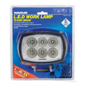 Narva 72457 9-64V 5W LED Work Lamp Flood Beam – 3000 Lumens | Bright, Powerful Lighting for Any Job