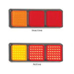 Led Autolamps 80Barrm Stop/Tail/Indicator Triple Combination Lamp - Multivolt (Blister)