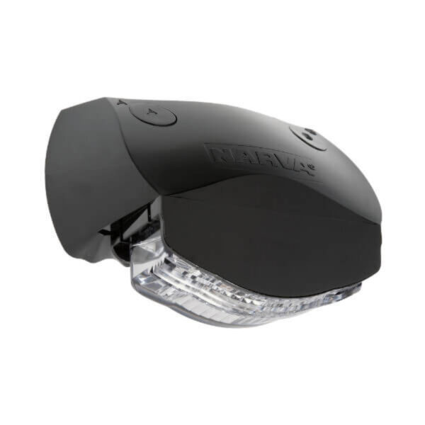Narva 91666 9-33V 3 L.E.D Licence Plate Lamp in Black Housing & 0.5M Cable