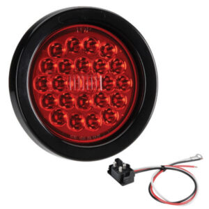 Narva 94046 9-33V LED Rear Stop/Tail Lamp Kit (Red) with Vinyl Grommet - Brighten Your Vehicle's Rear Lighting