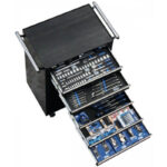 "230-Piece Metric/SAE Tool Kit in Custom Series Roller Cabinet - SP Tools SP50604"