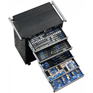 "230-Piece Metric/SAE Tool Kit in Custom Series Roller Cabinet - SP Tools SP50604"