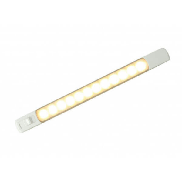 "Hella 12V White/Red Slim LED Strip Lamp - Brighten Up Your Home!"