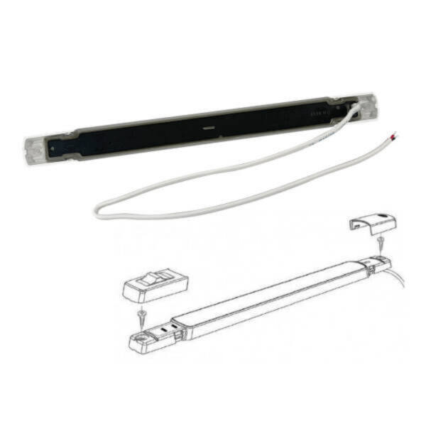 "24V Hella White/Red Slim LED Strip Lamp - Brighten Up Your Home!"