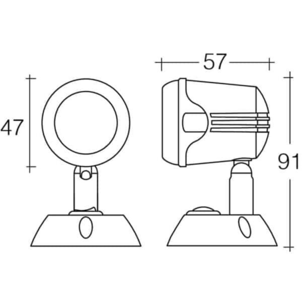 "Narva 12V LED Reading Lamp w/ Off/On Switch - 87644 | Adjustable Brightness & Illumination"