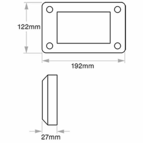 "Narva 9-33V Reverse Light LED Surface Mount - Bright, Durable Lighting Solution"