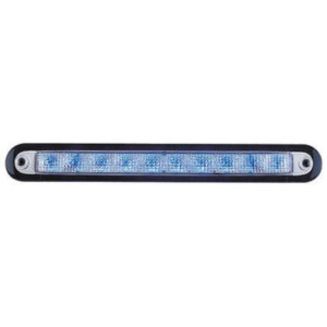 "Hella 12V Blue LED Strip Signal Warning Lamp - Bright & Visible Safety Light"