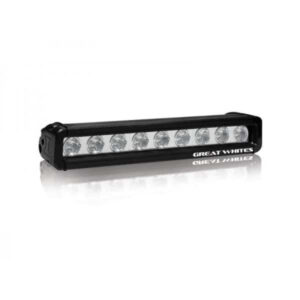 "9x5W Great White LED Driving Light Bar - 10 Deg Optics, Low Mount, 9-32V DC"