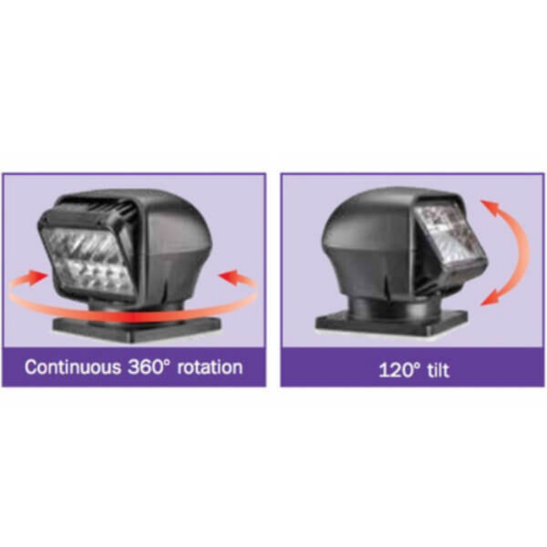 "Narva 12V Remote Control LED Search Lamp - 5000 Lumens | Bright & Powerful Lighting"