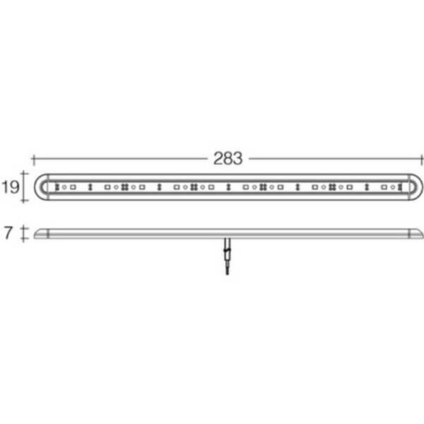 "Narva 12V High Powered LED Strip Lamp 283mm - 87553 | Bright Lighting Solution"