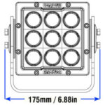 "Hammerheads Pro-Trac 9 LED Elliptical Beam Worklight: Bright, Durable Illumination"