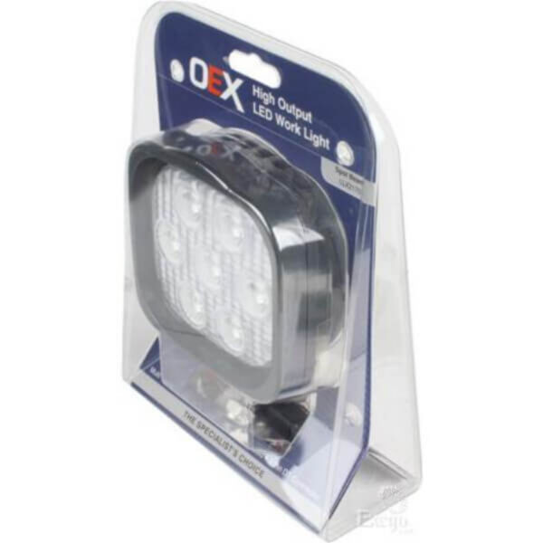 "OEX LED Work Light Square 9-32V Spot Beam - Bright, Durable & Reliable Lighting"