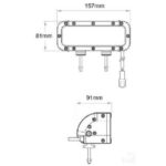 "12 or 24V Oex LED Work Light Rectangle Bar - Bright Flood Beam for Maximum Visibility"
