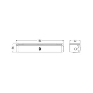 "Hella 12V Rectangle LED Daytime Running Lights - Brighten Your Drive!"