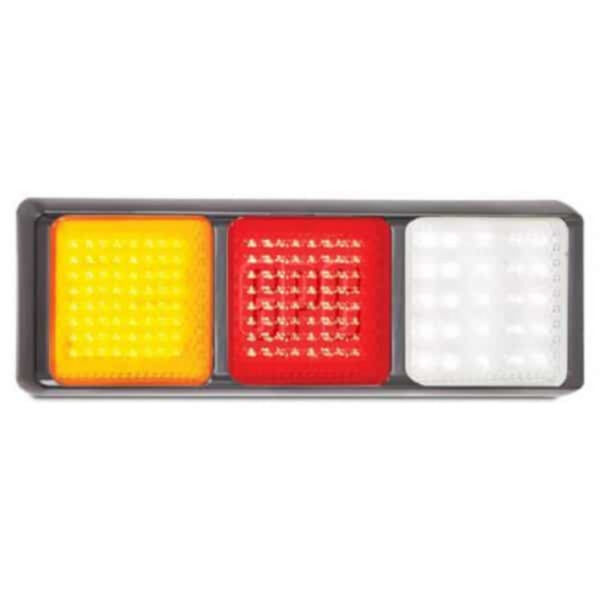 Led Autolamps 125Barwm Stop/Tail/Indicator/Reverse Triple Combination Lamp (Blister)