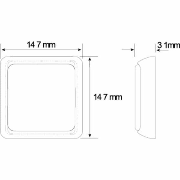 Led Autolamps 125Rm Single Stop/Tail Lamp