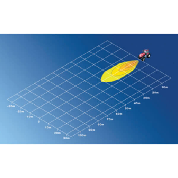 "Hella Halogen Work Lamp – Close Range: Brighten Up Your Workspace!"