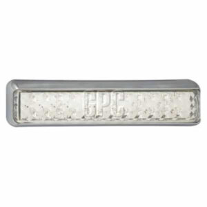 Led Autolamps 200Caw Surface Mount Front Indicator/Marker Lamp - 12V, Chrome