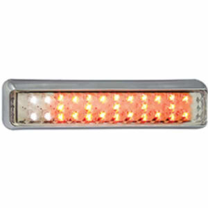 Led Autolamps 200Caw Surface Mount Front Indicator/Marker Lamp - 12V, Chrome
