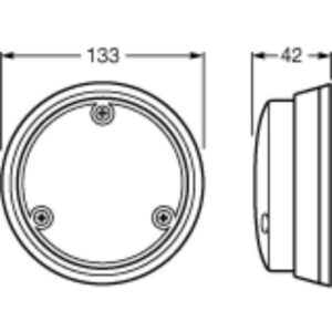 "Hella LED Rear Direction Indicator Lamp ? Chrome Base: Enhance Visibility & Style"