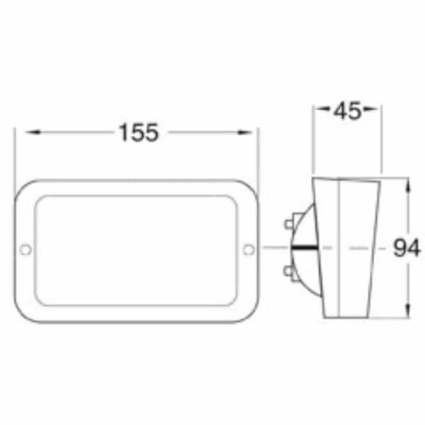 "Hella Halogen 12V Flood Beam Work Light - Bright Rectangle Lighting for Any Job"