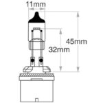 "Narva 48046 Halogen H27 Globe 12V 27W Pg13 - Brighten Your Space with Quality Lighting"