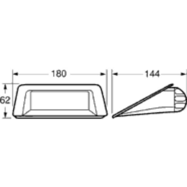 "Hella 5237 High Level LED Brake Light - 12V for Maximum Visibility"