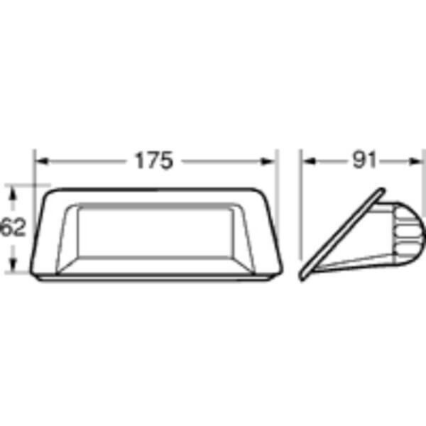 "Hella High Level LED Brake Light - 12V for Maximum Visibility"