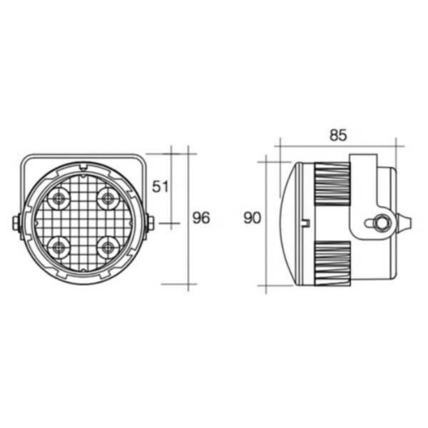 Narva 9-33V LED Daytime Running Lamp - Lamp Only | Bright & Efficient Lighting Solution