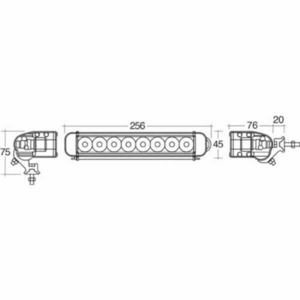 "Narva 9-32V LED Driving Lamp Bar Spot Beam - 3900 Lumens | Bright, Powerful Lighting"