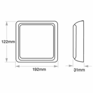 Led Autolamps 80Am 80 Series Stop/Tail Lamp (Blister Pack)