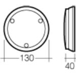 "Narva 86230 Red Rear End Outline and Position Lamp - Enhance Your Vehicle's Visibility"