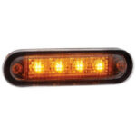 Amber Narva 90820 10-30V LED Front End Outline Marker Lamp with 0.5M Cable