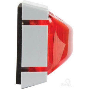 Red Rear Sealed Marker Lamp with Grey Mounting Base - Illuminate Your Vehicle!