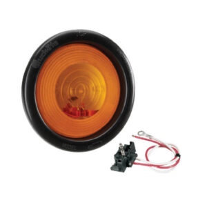 "12V Narva Rear Indicator Lamp - Sealed Amber with Vinyl Grommet"