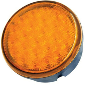 "Hella 83mm Multi-Flash Amber LED Signal Lamp - Compatible & Bright!"