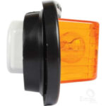 "Sealed Amber Narva Indicator Lamp with Vinyl Grommet - Side Mount"