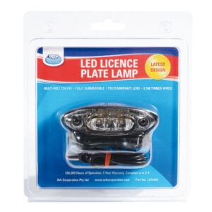 Ark Trailers Led Number Plate Light, Submersible