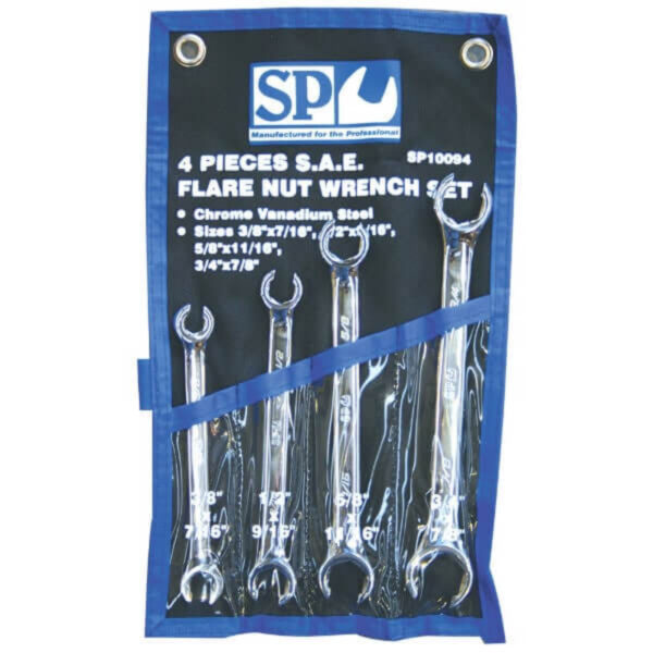 Sp Tools Sp10094 4Pc Sae Flare Spanner Set