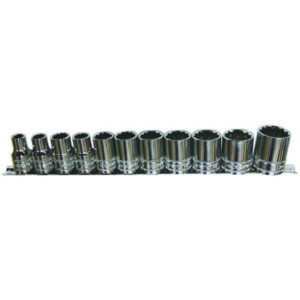 Sp Tools 11Pc 1/2"Dr 6Pt Sae Socket Set