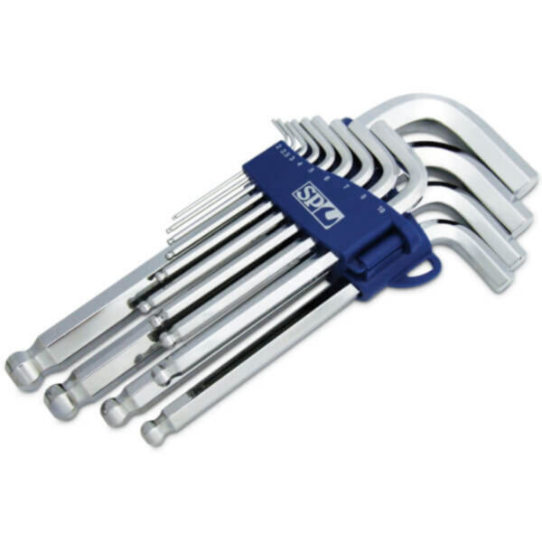 Sp Tools 13Pc Metric Magnetic Ball Drive Jumbo Hex Key Set