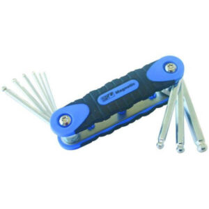 Sp Tools 9Pc Metric Folding Magnetic Hex Key Set