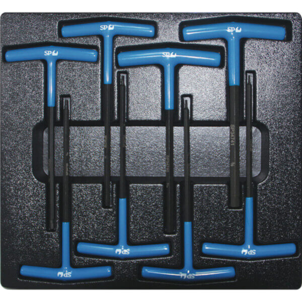 Sp Tools 8Pc Sae T - Handle Magnetic Hex Key Set