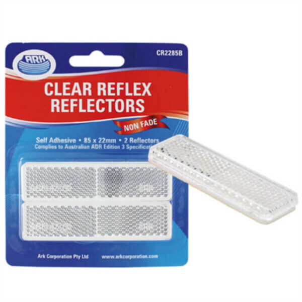 Ark Trailers 22X85Mm Clear Adhesive  Set Of 2