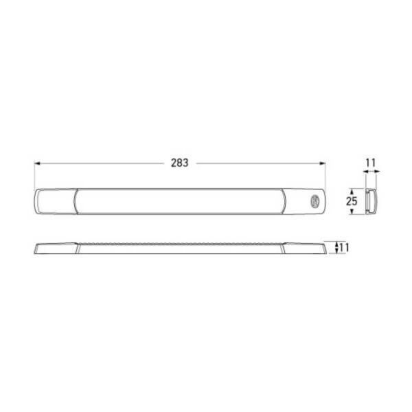 "Hella Led Safety Daylights Surface Mount – 12 or 24 Volt | Bright & Durable Lighting"