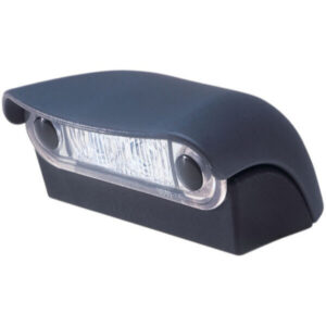 "Hella 9-33V LED License Plate Lamp with Extension Housing - Brighten Your Plate!"