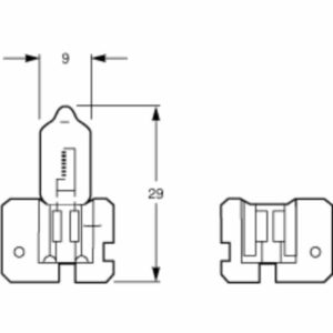 "Hella H2 Halogen Bulb 12V 55W - Bright, Long-Lasting Lighting for Your Vehicle"