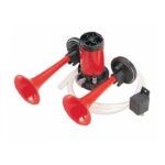 24V Dual Trumpet Air Horn Kit by Hella - 6027