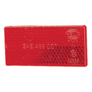 Hella Red 70x32mm Self-Adhesive Reflector - Enhance Visibility & Safety