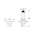 "24V 100/90W H4 Hella Bulb - Brighten Your Vehicle with Quality Lighting"